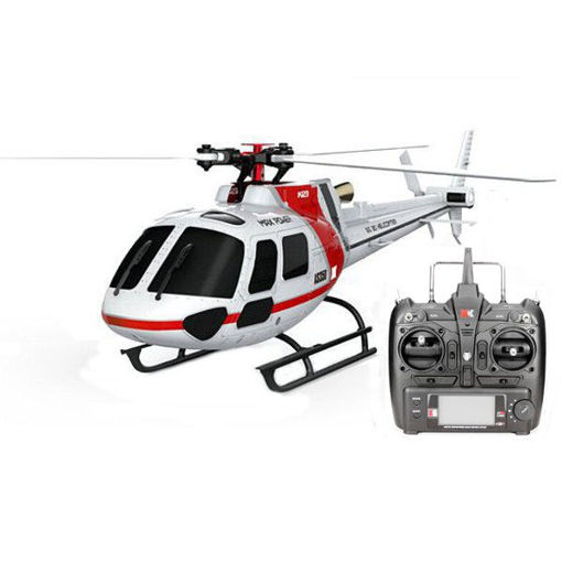 Immagine di XK K123 6CH Brushless AS350 Scale RC Helicopter RTF Mode 2
