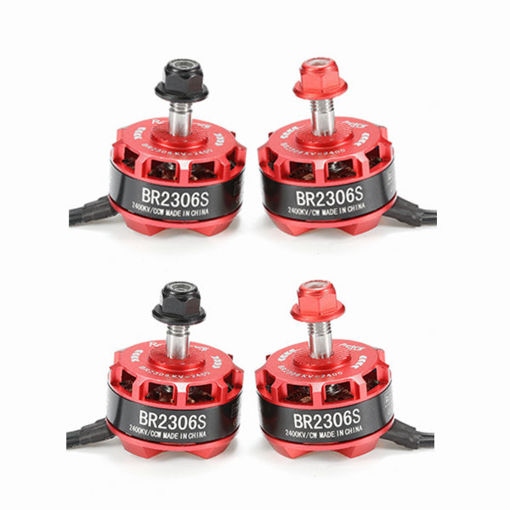 Immagine di 4X Racerstar Racing Edition 2306 BR2306S 2400KV 2-4S Brushless Motor For X210 X220 250 for RC Drone FPV Racing