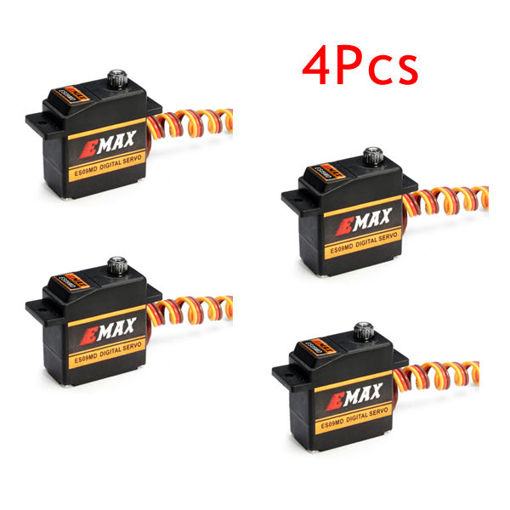 Immagine di 4Pcs EMAX ES09MD Digital Swash Servo For 450 Helicopter With Metal Gear