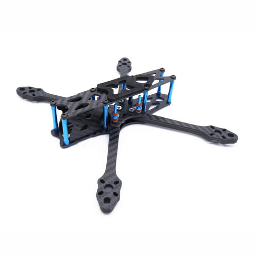 Immagine di Strech X5 Freestyle 220mm Wheelbase 5.5mm Arm 5 Inch FPV Racing Frame Kit 108g 30.5x30.5/20x20mm for RC Drone