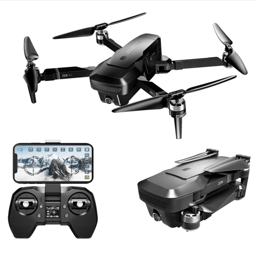Immagine di VISUO ZEN K1 5G WIFI FPV GPS With 4K HD Dual Camera Brushless Foldable RC Drone Quadcopter