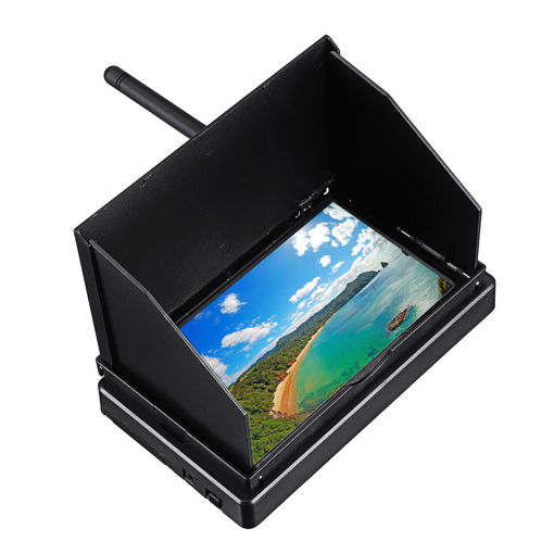 Immagine di 5.8G 48CH 4.3 Inch LCD 480x272 16:9 NTSC/PAL FPV Monitor Auto Search With OSD Build-in Battery