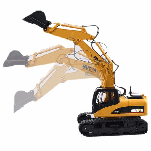 Immagine di HuiNa Toys 1550 15Channel 2.4G1/12RC Metal Excavator Charging RC Car